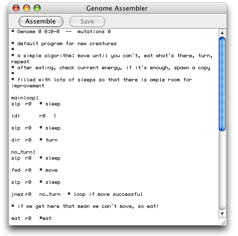 Genome Assembler screenshot