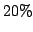 $20\%$